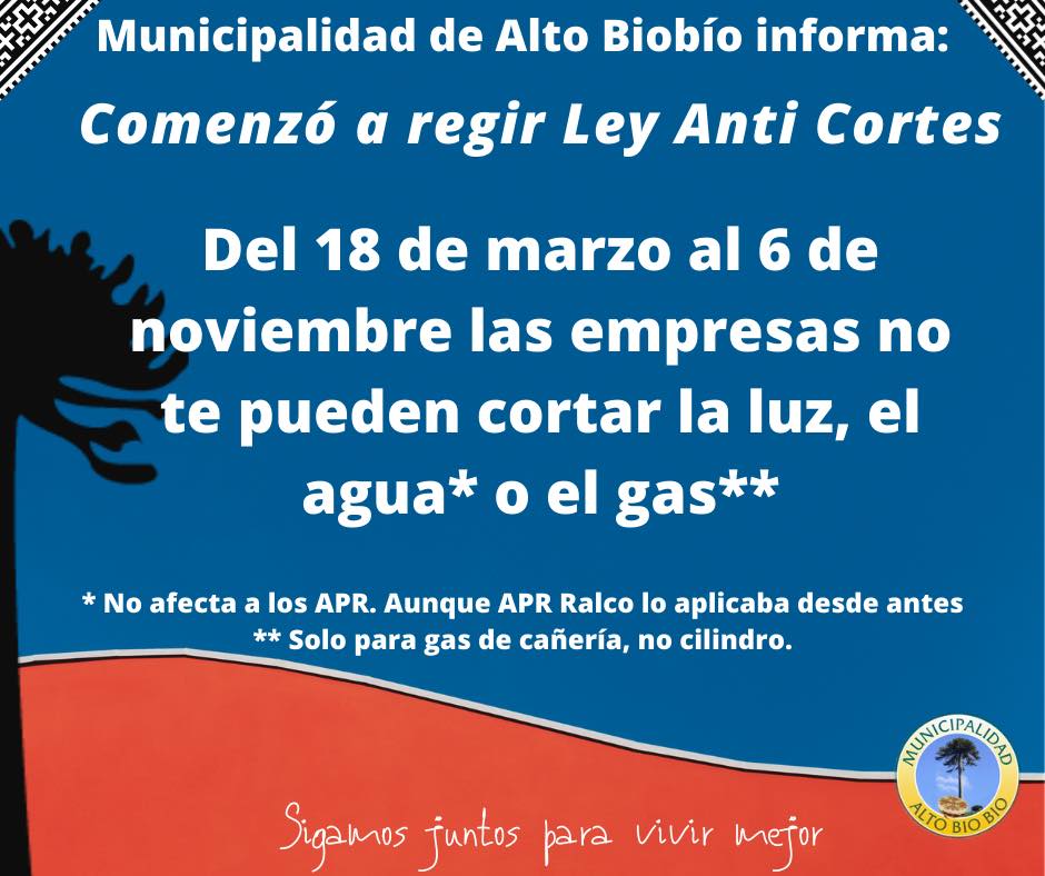 HASTA EL 6 DE NOVIEMBRE NO TE PUEDEN CORTAR LA LUZ POR NO PAGO