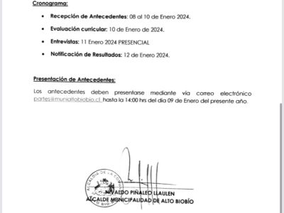 CONCURSO PÚBLICO PARA SICÓLOGO/A PRLAC
