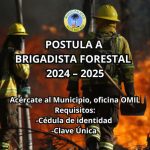 EL ALCALDE NIVALDO PIÑALEO INFORMA SOBRE UN NUEVO PROCESO DE POSTULACIÓN A BRIGADISTA FORESTAL CONAF, TEMPORADA 2024-2025