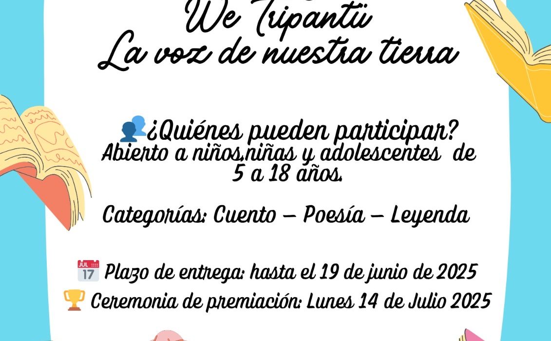 OLN TE INVITA AL CONCURSO LITERARIO WE TRIPANTÜ: REVISA LAS BASES
